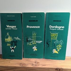 Vintage Michelin Green Guide Lot of 3 | France Travel Books | 1970s–80s